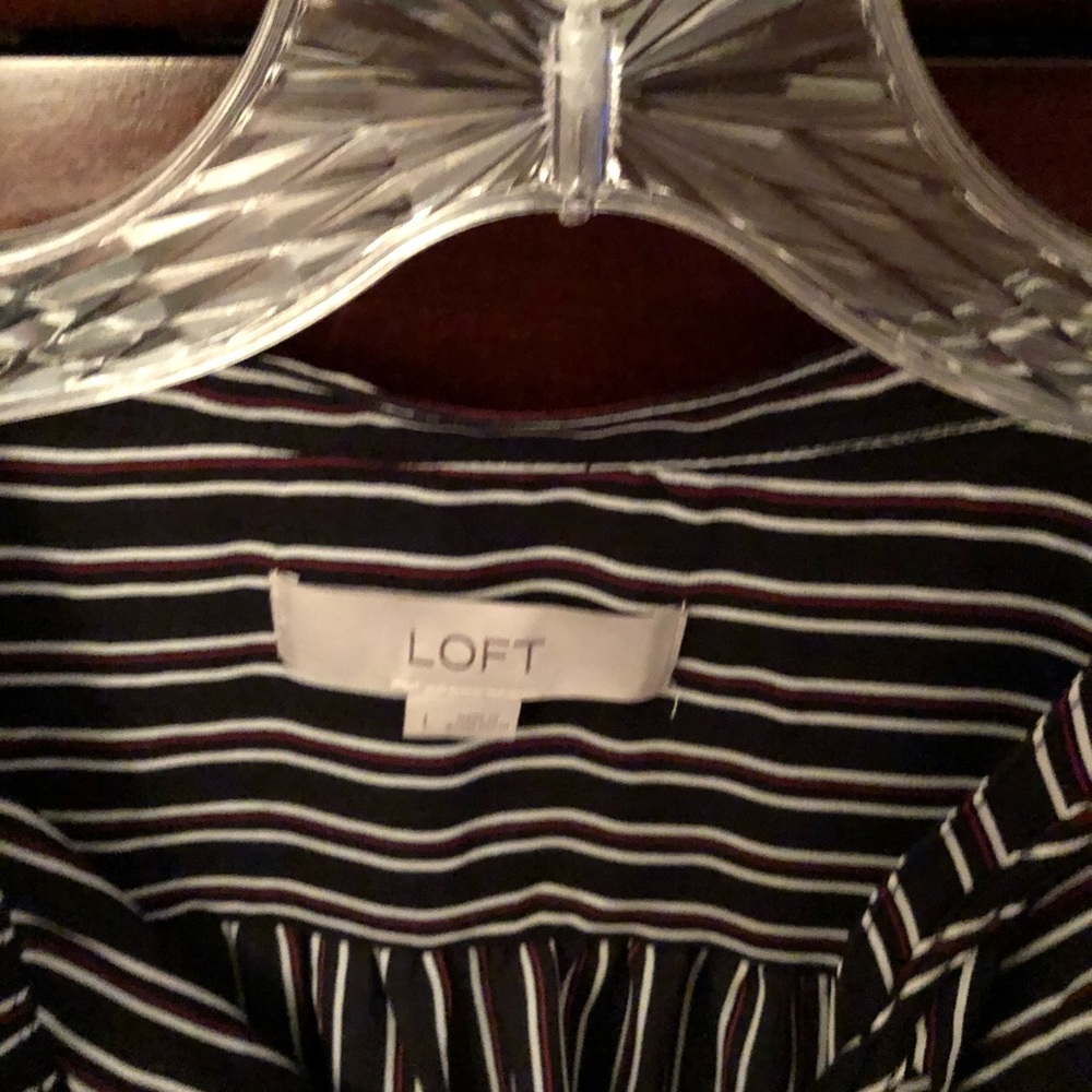 Loft flowy woven top